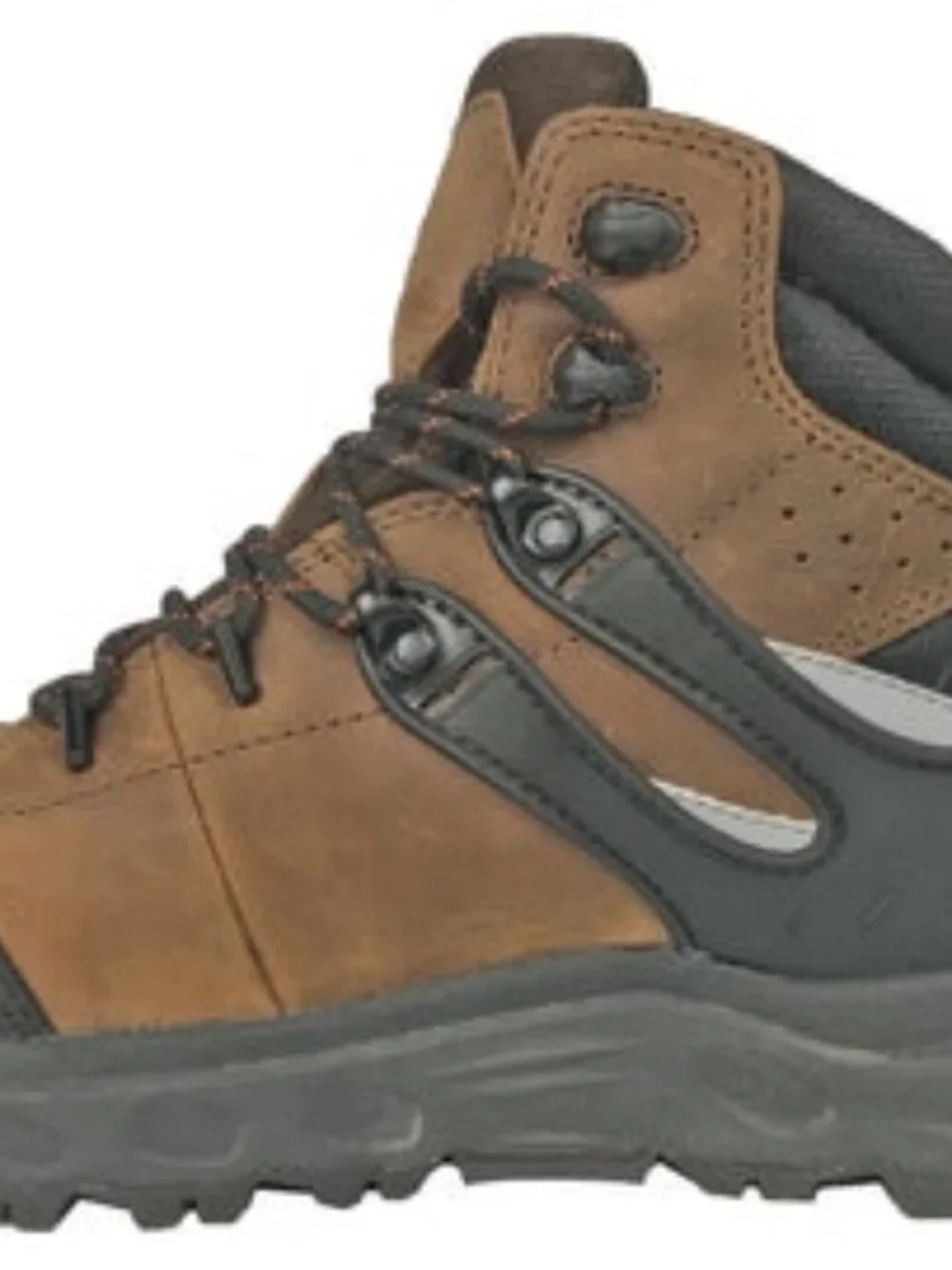 HOSS Stomp Hiker 60203 Safety Toe Boots Brown Black 15